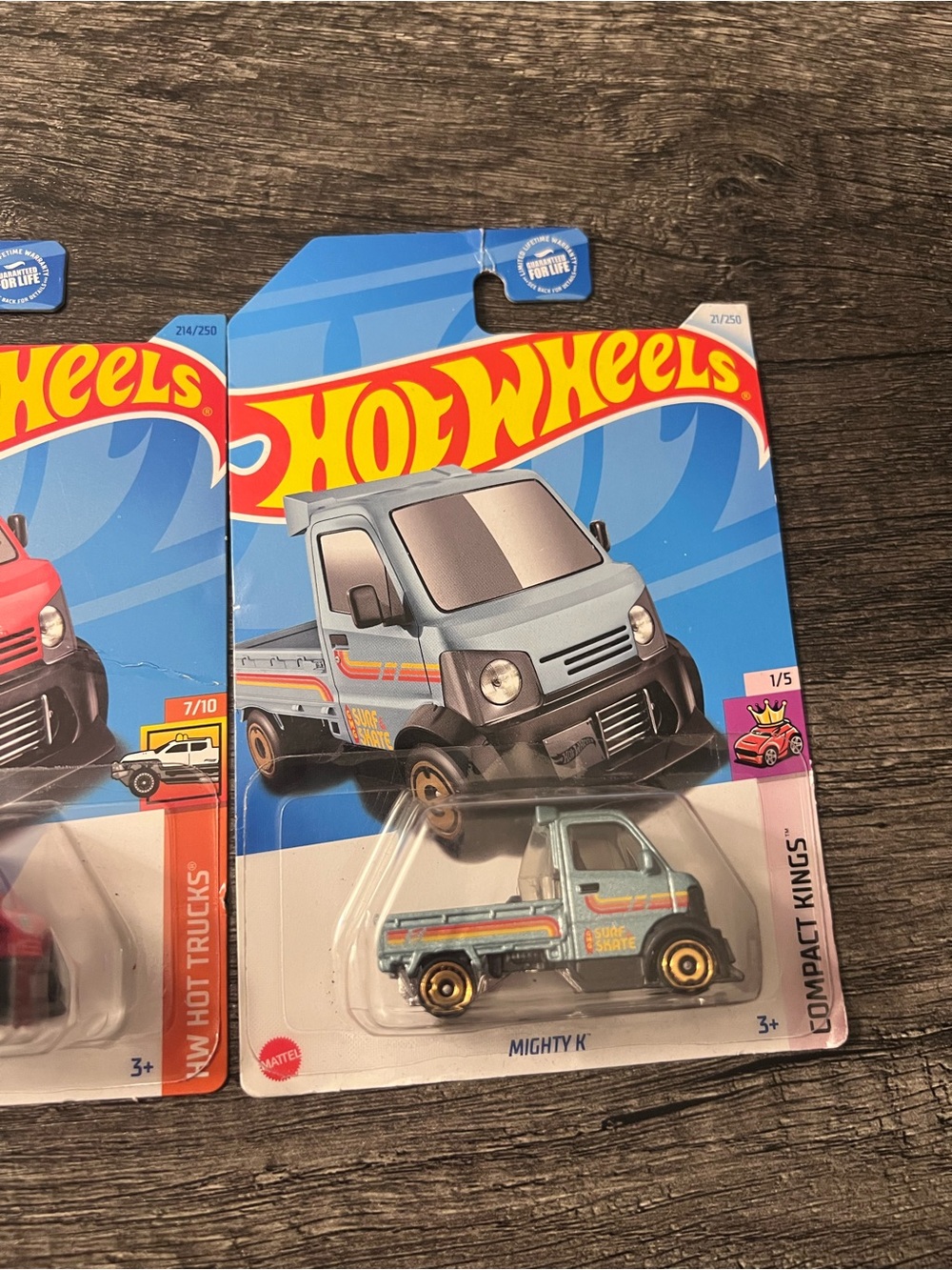 Hot Wheels Mighty K Bundle Lot of 3 Kei Trucks Gold Red Blue - Picture 4 of 5